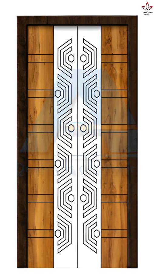 Crafted laminate double doors-4